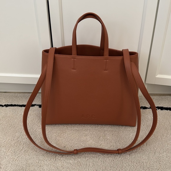 A.P.C. Tote Bag with Crossbody Strap - Picture 7 of 16